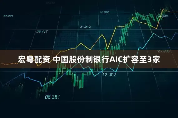 宏粤配资 中国股份制银行AIC扩容至3家